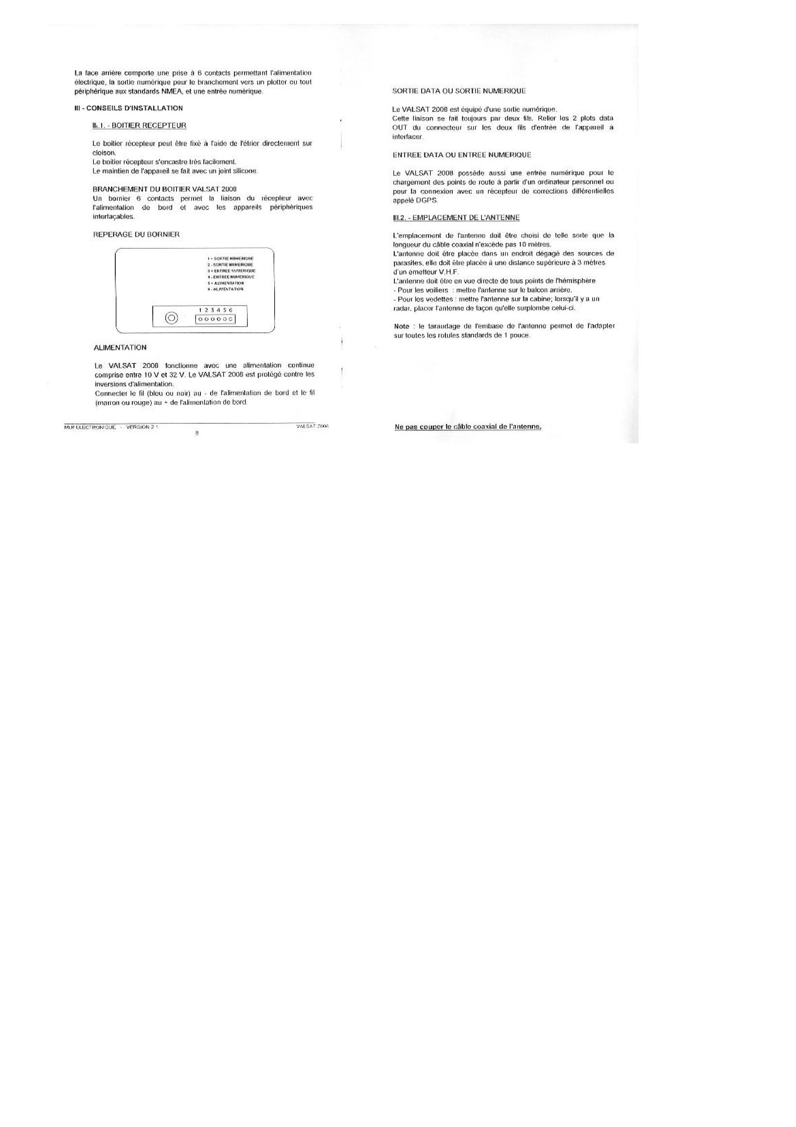 Mlr: Valsat2008 Mlr Valstat 2008 Fixed Gps Unit