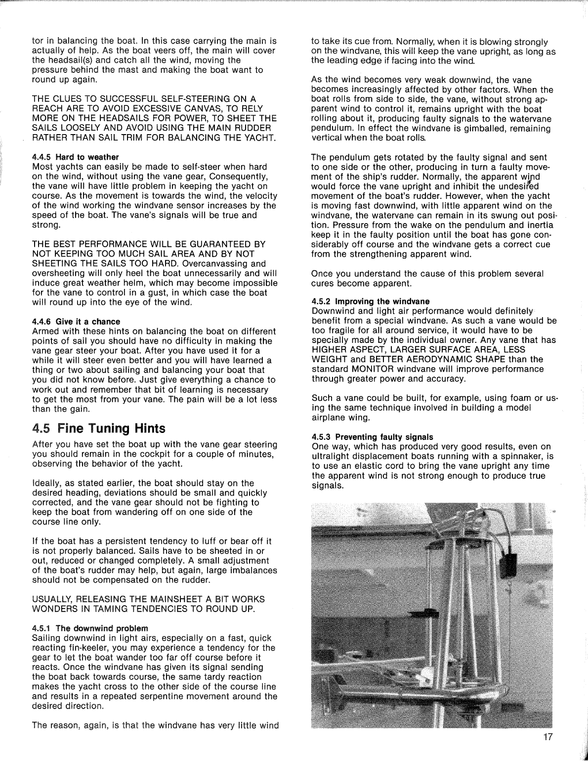 Monitor Windvane Manual Old Version