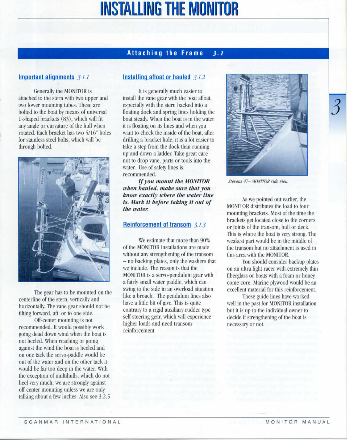 Monitor Windvane Manual