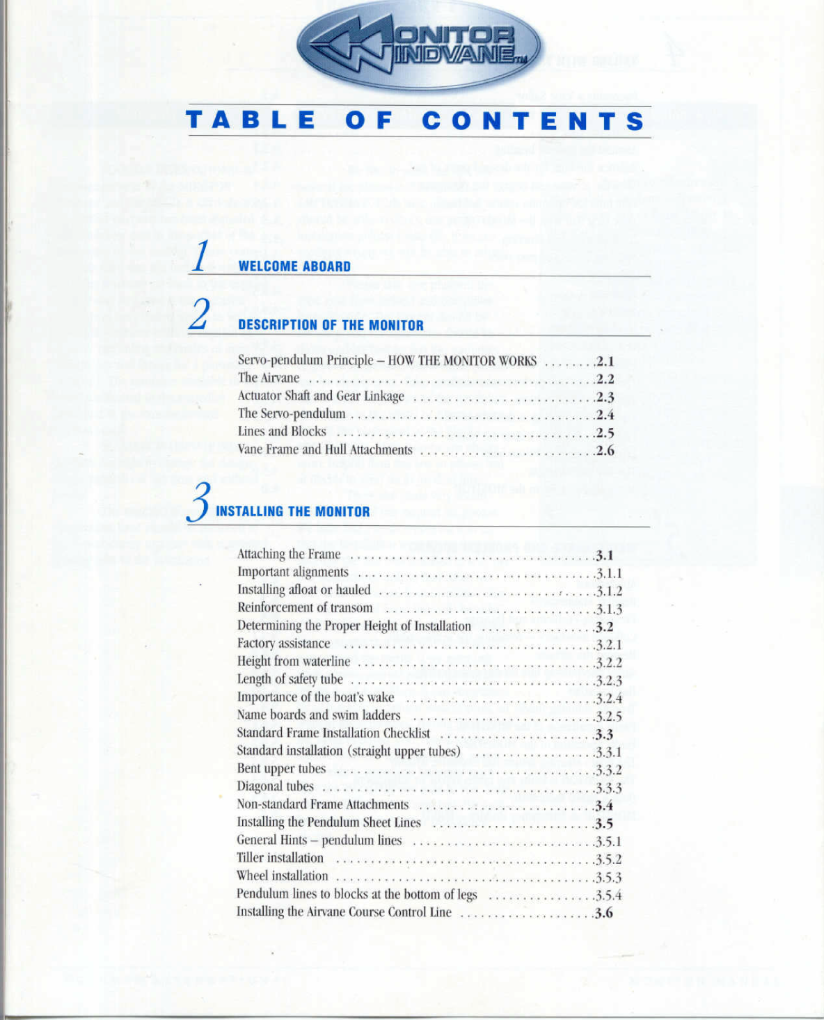 Monitor Windvane Manual