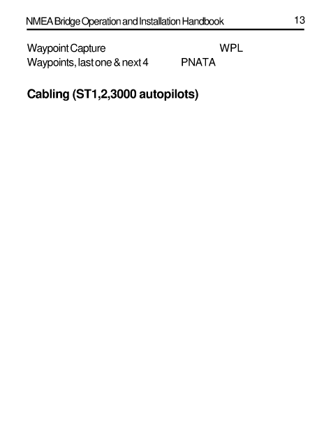 Autohelm Raymarine: Z290 Nmea Bridge Z290 Bridge Between Sea Talk And Nmea Buses