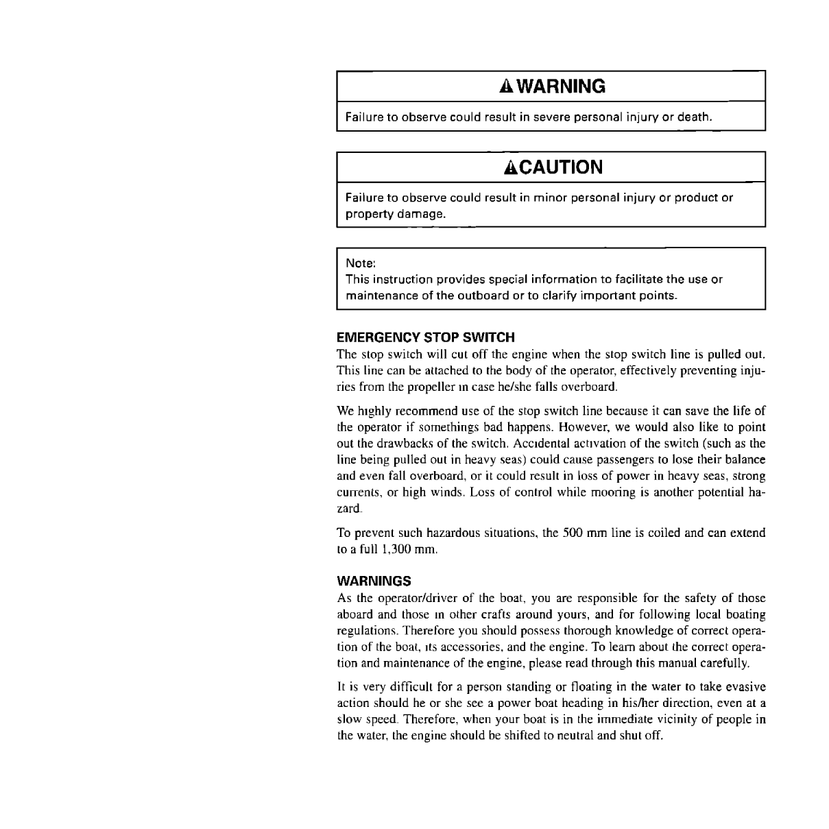Nissan Outboard Ns8 Ns9.8 Operators Manual
