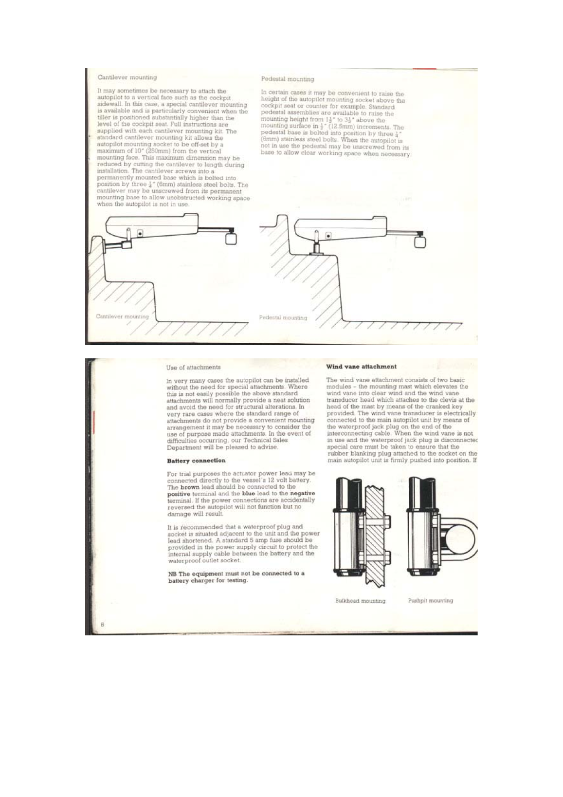 Autohelm 1000 Installation and Operation manual