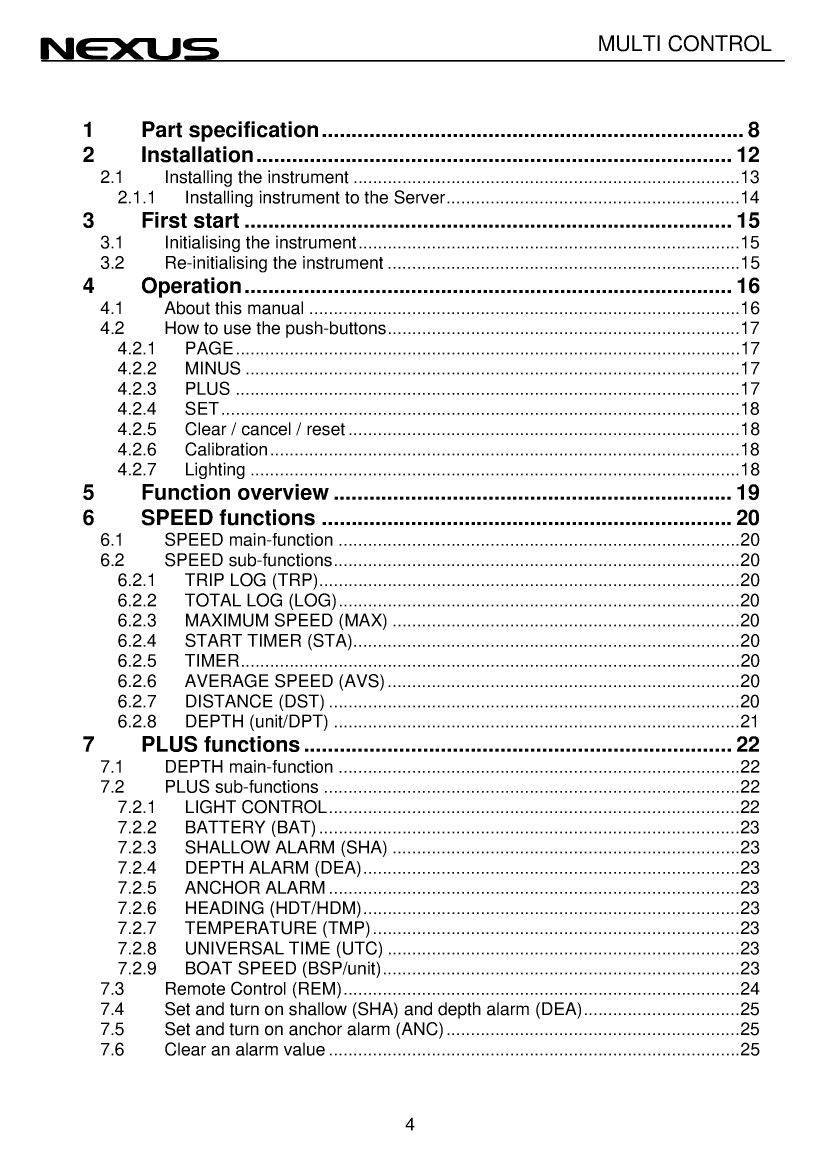 Nexus Nx22133 1 Multi Control Eng