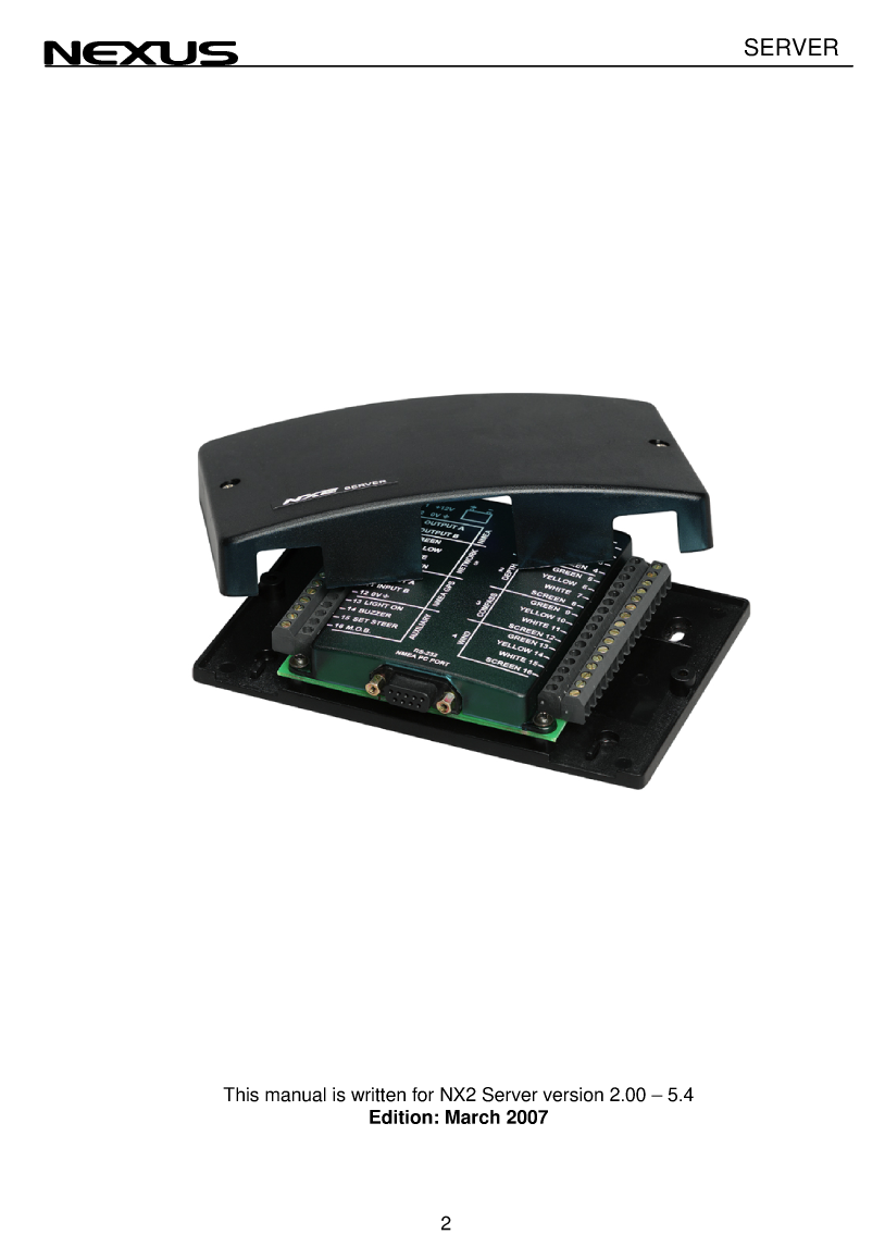 Nexus Nx22172 1 Server Eng