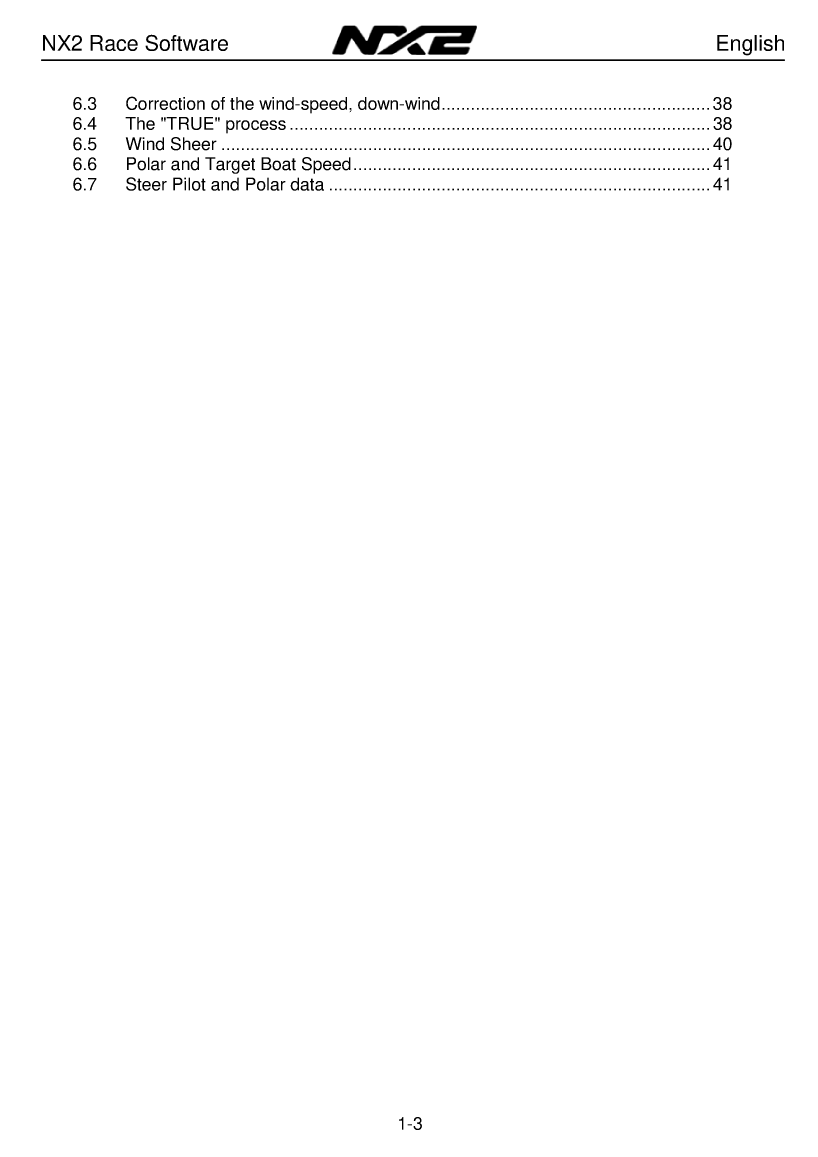 Nexus Race Software Manual