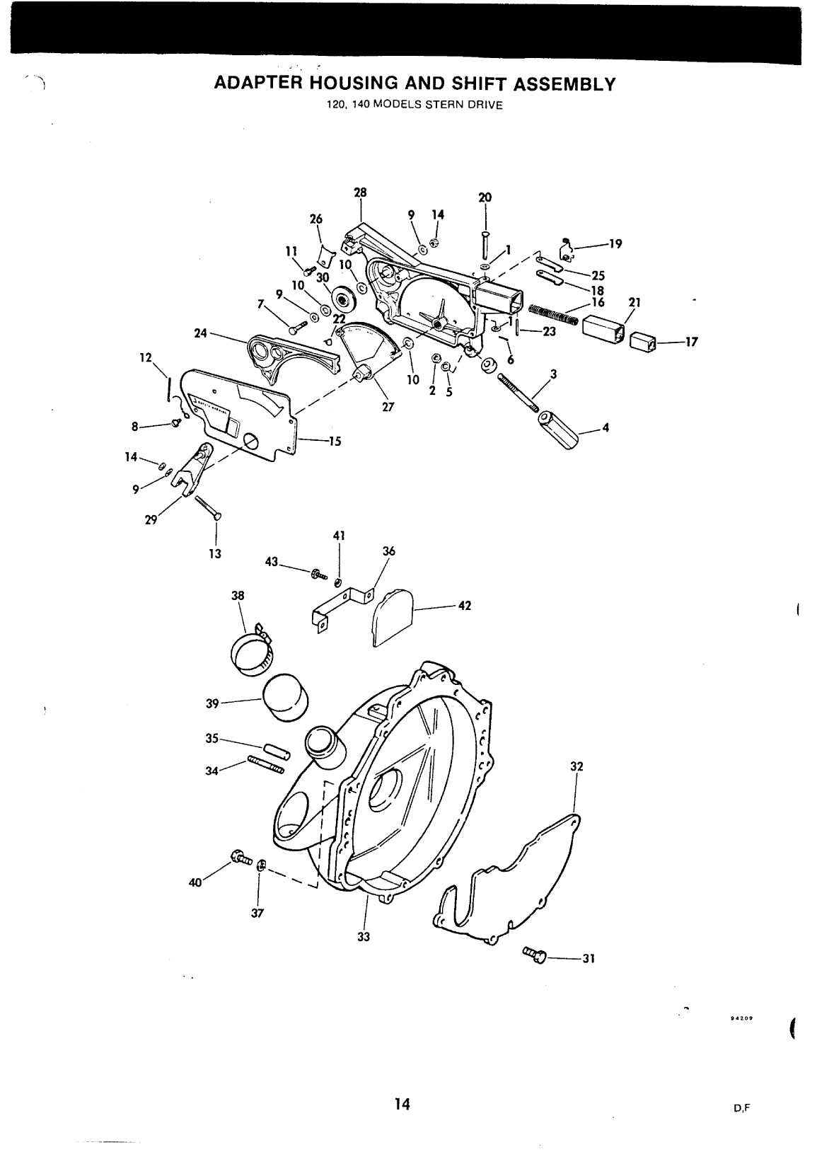 Omc 400 Series 120 And 140 Sterndrive And Engine Workshop Manual