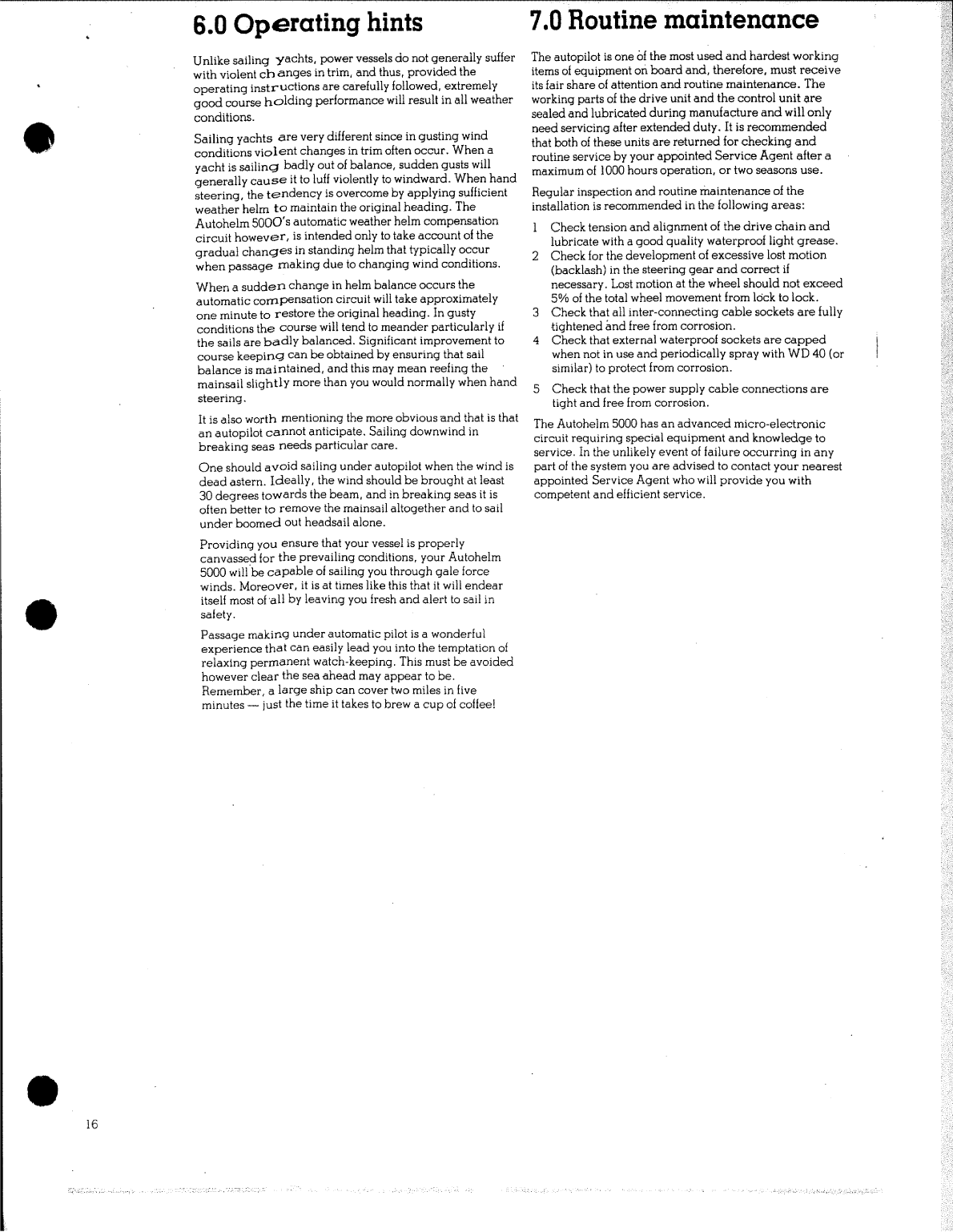 Autohelm 5000 Manual Ver 2