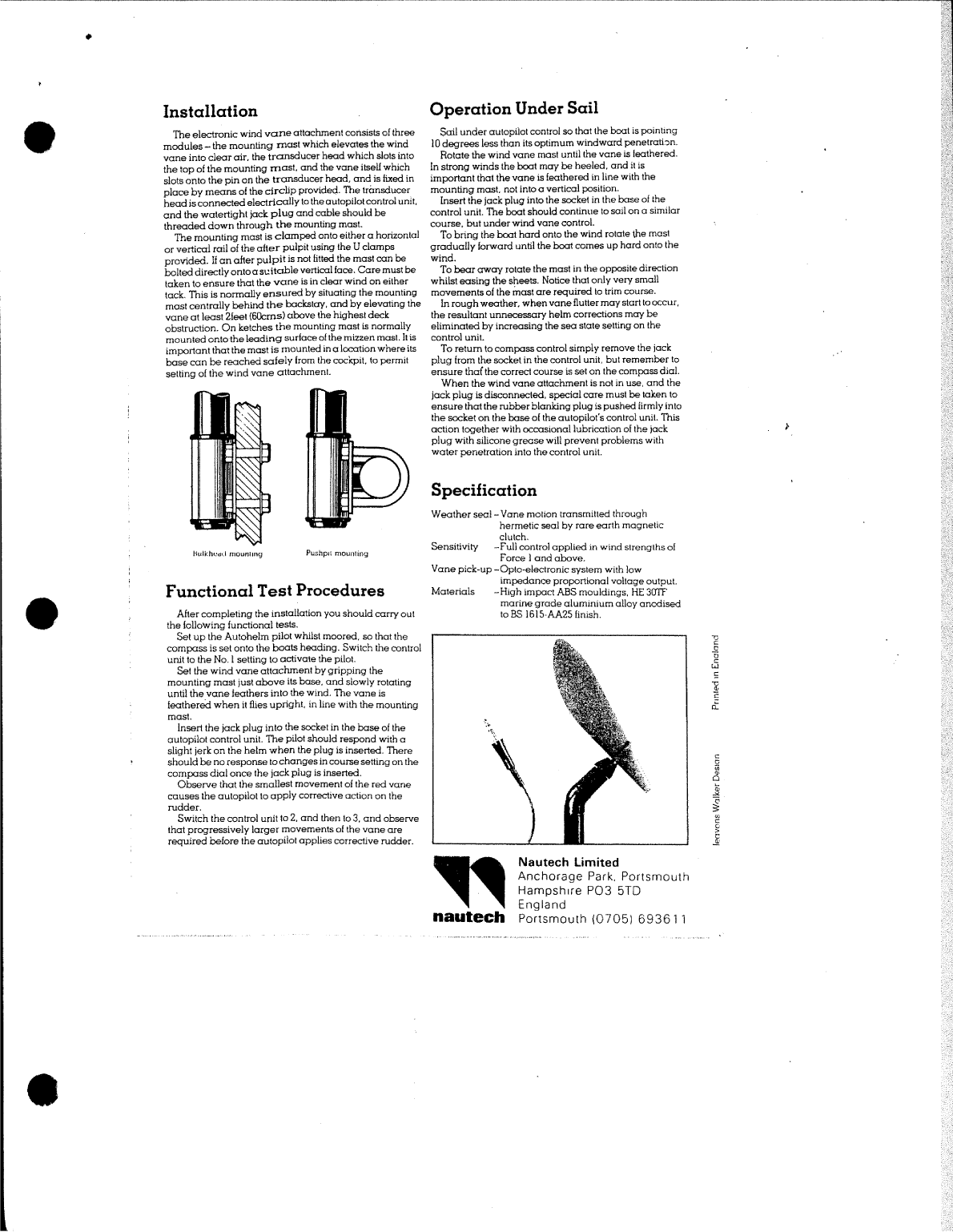 Autohelm 5000 Manual Ver 2