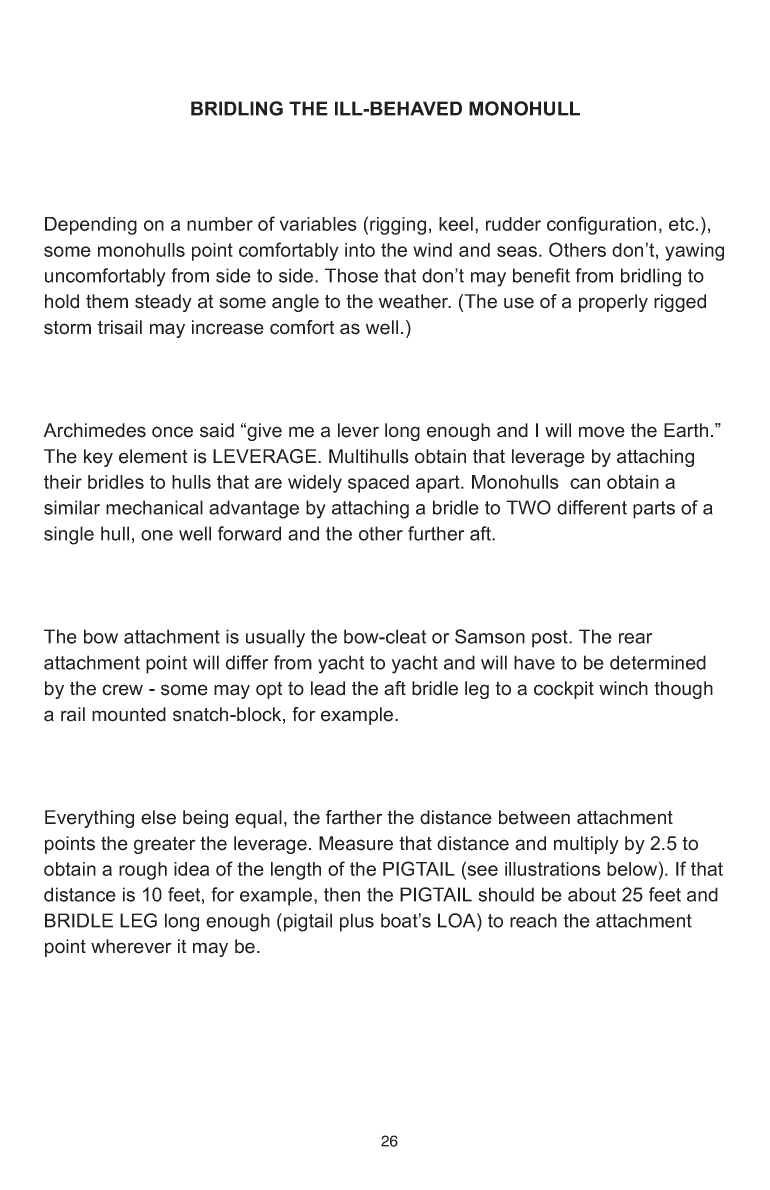 ' Para Tech Sea Anchor Instructions'