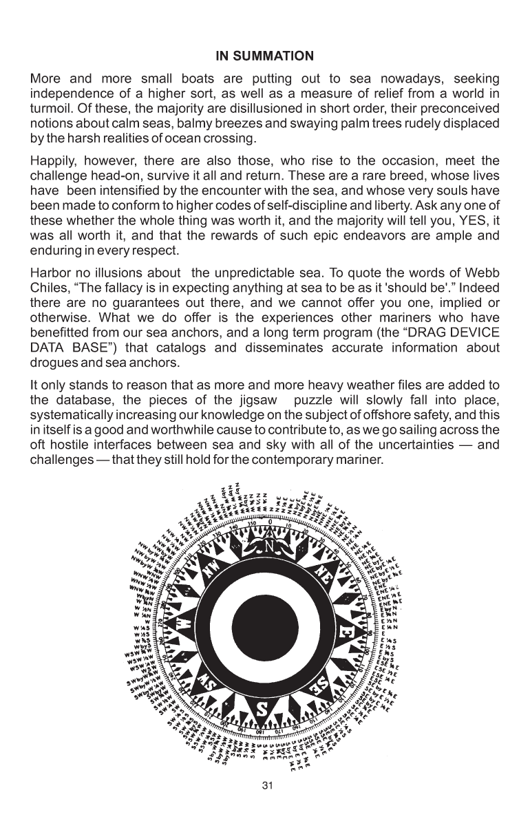 ' Para Tech Sea Anchor Instructions'