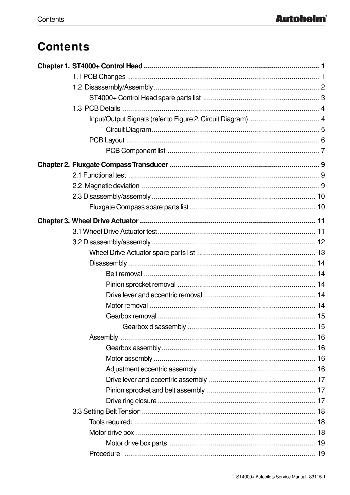 Autohelm Autopilot St4000