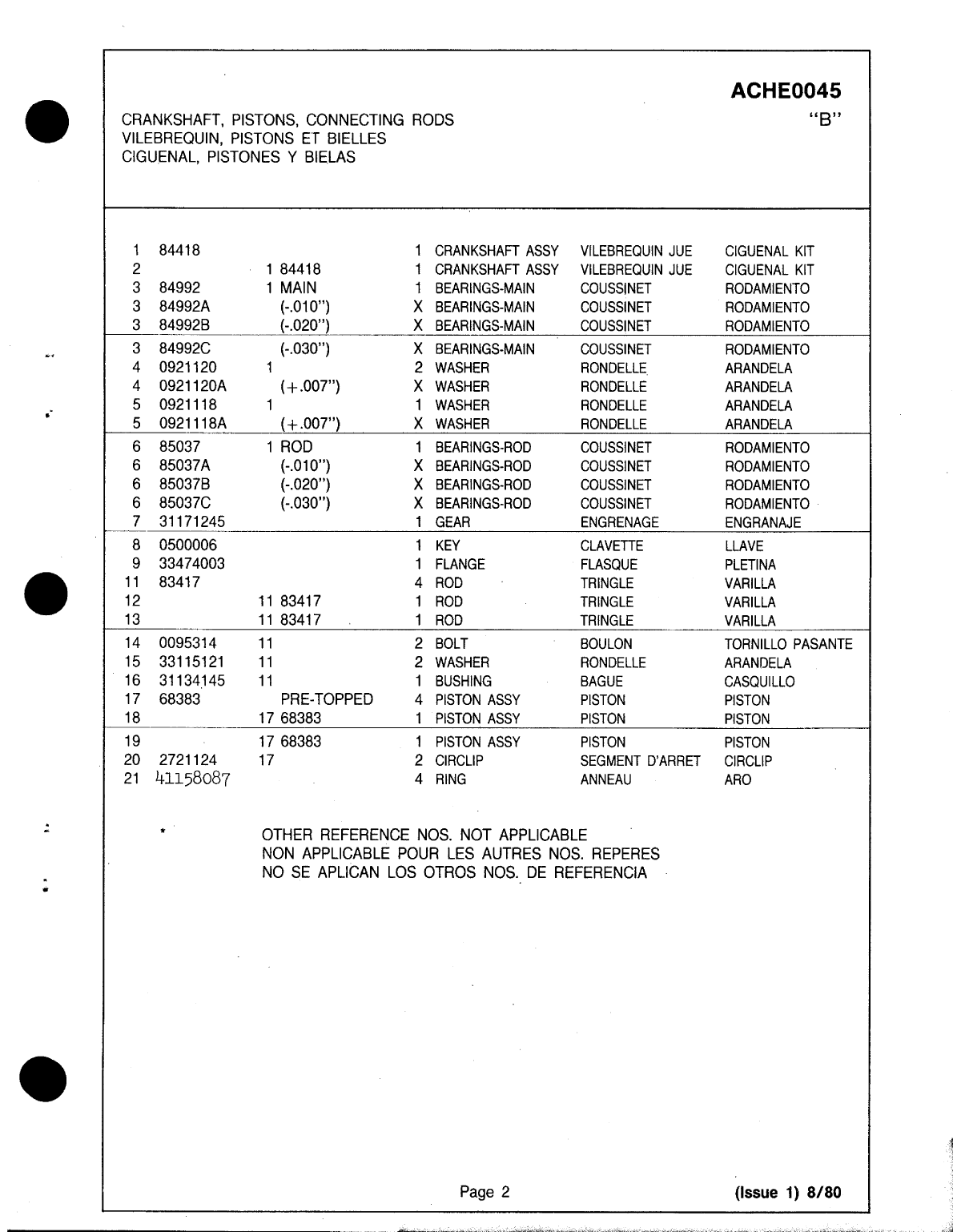 Perkins 4.108m Parts Manual