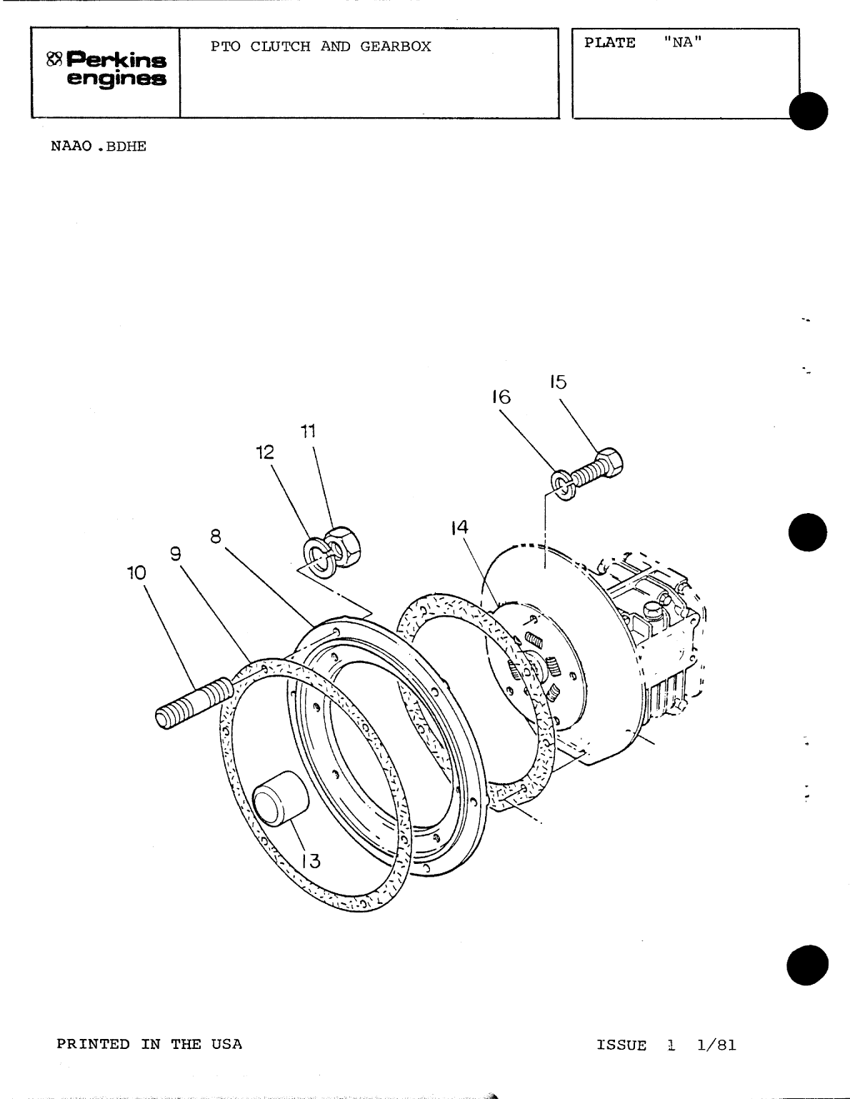 Perkins 4.108m Parts Manual