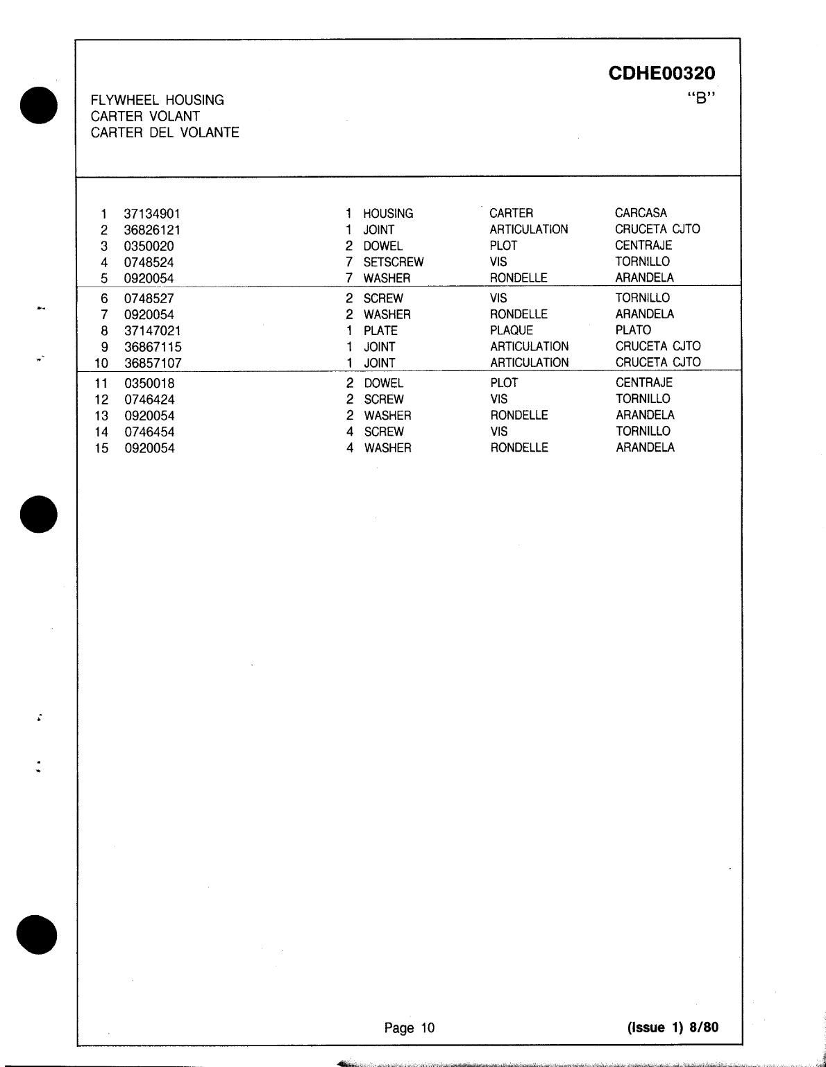 Perkins 4.108m Parts Manual