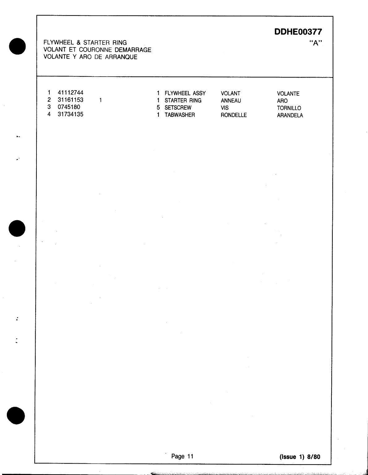 Perkins 4.108m Parts Manual