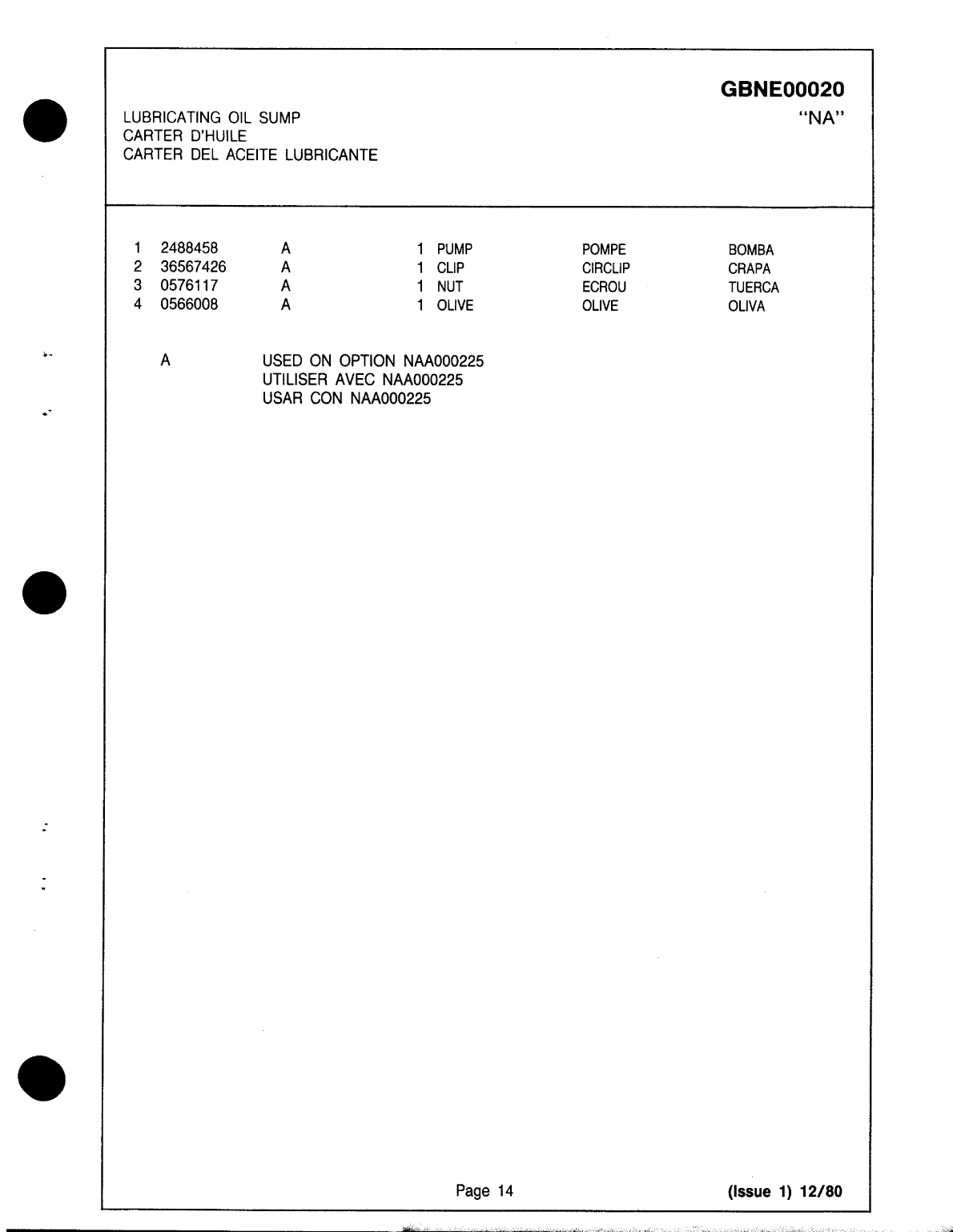 Perkins 4.108m Parts Manual