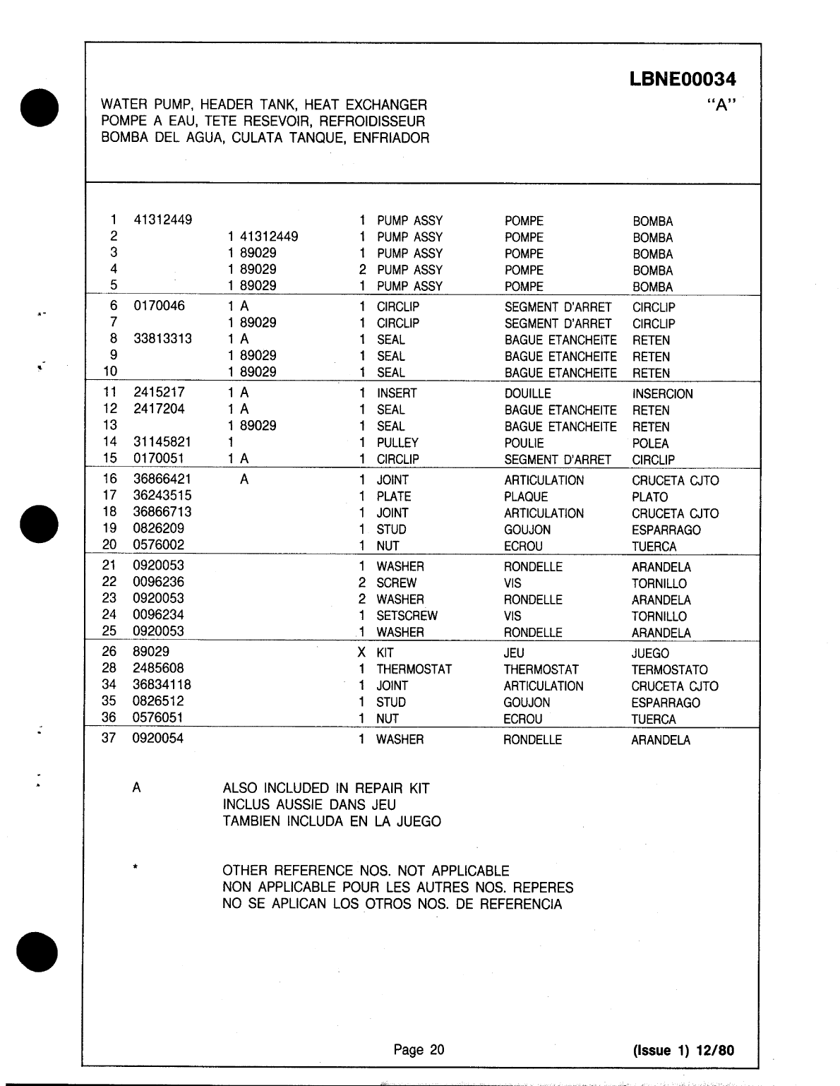 Perkins 4.108m Parts Manual