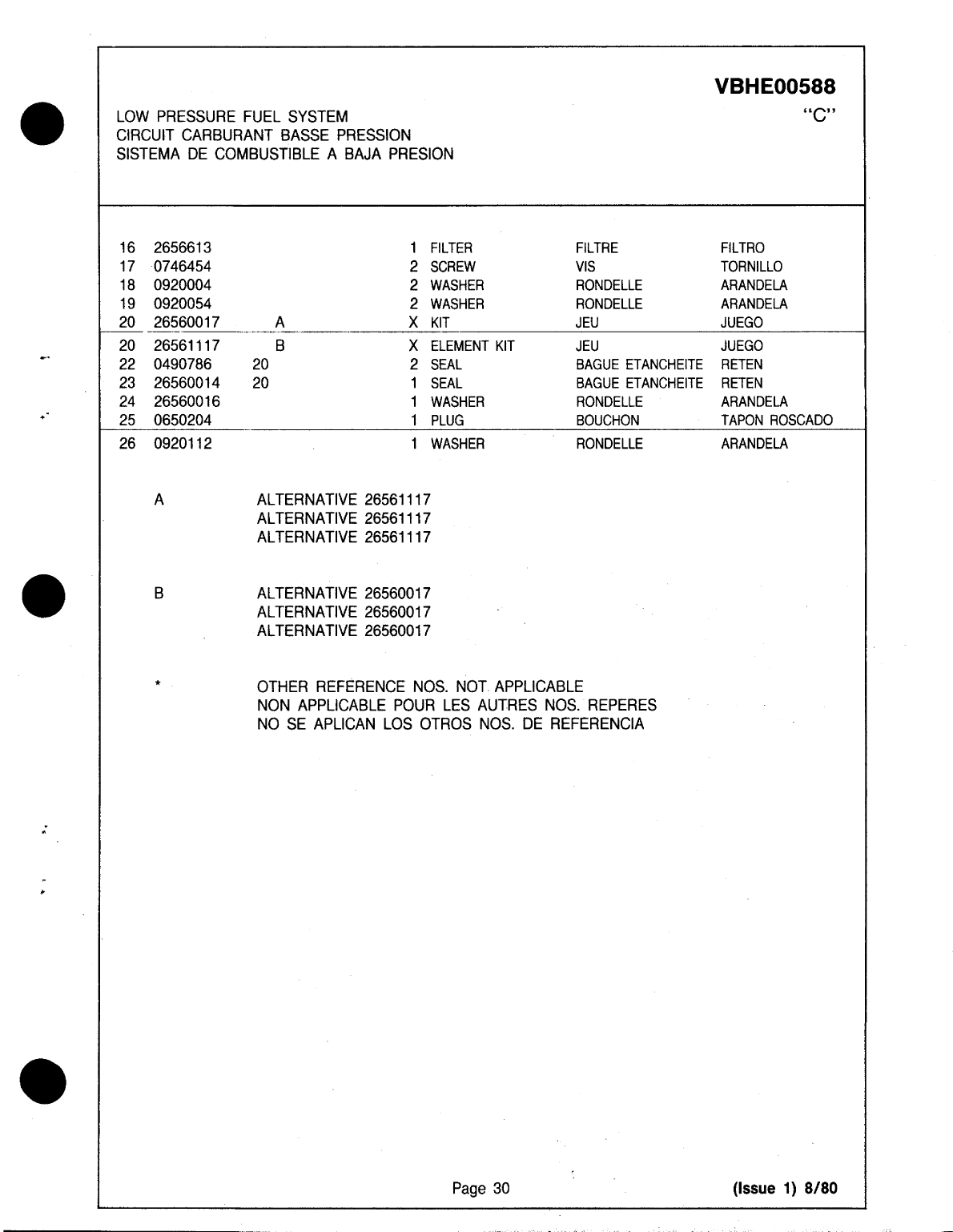 Perkins 4.108m Parts Manual