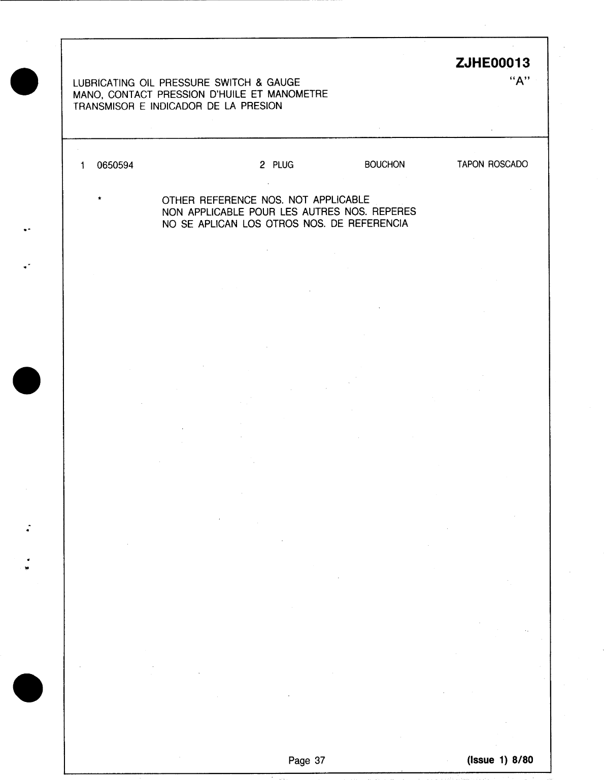 Perkins 4.108m Parts Manual