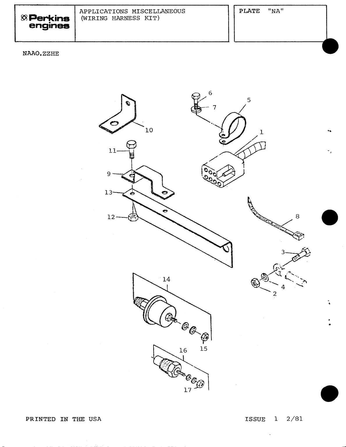 Perkins 4.108m Parts Manual