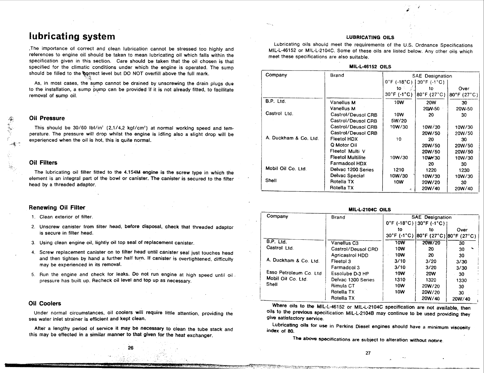 Perkins 4.154 Marine Handbook