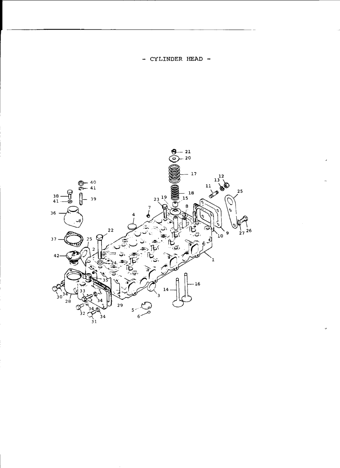 ' Perkins 4.154 Parts Manual'