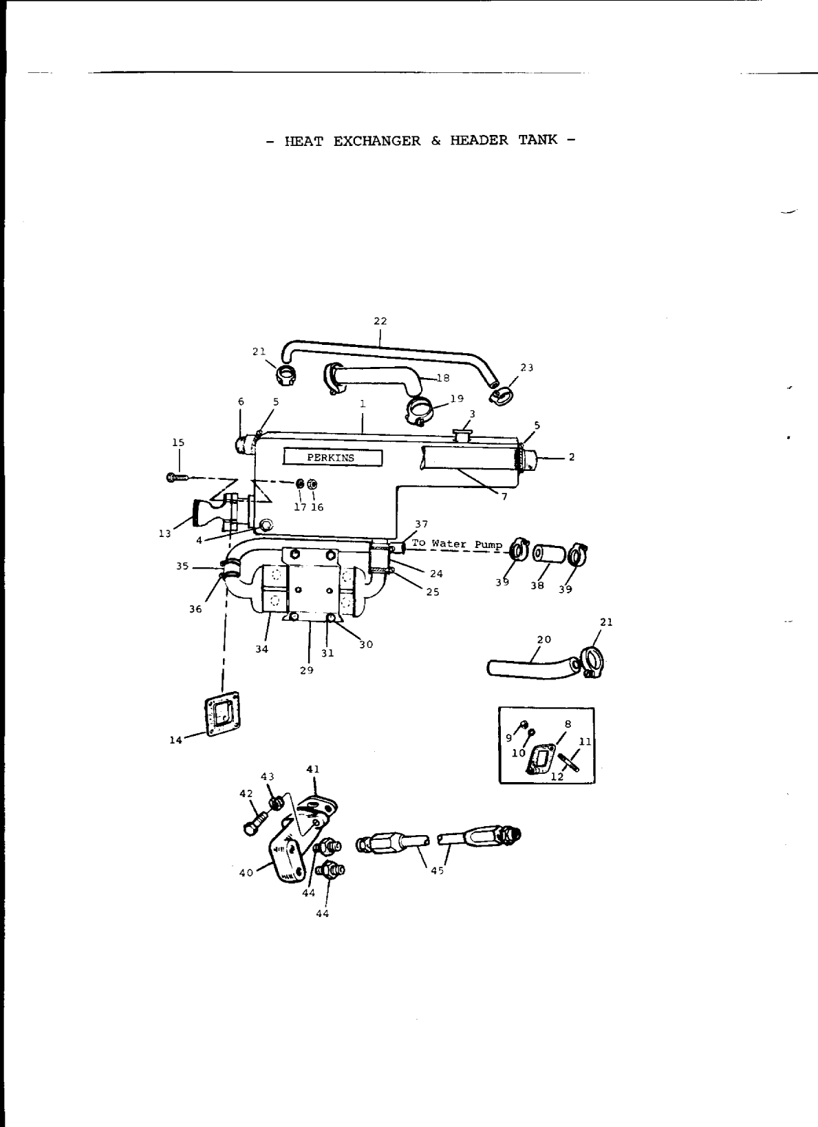 Perkins 4.154 Parts Manual