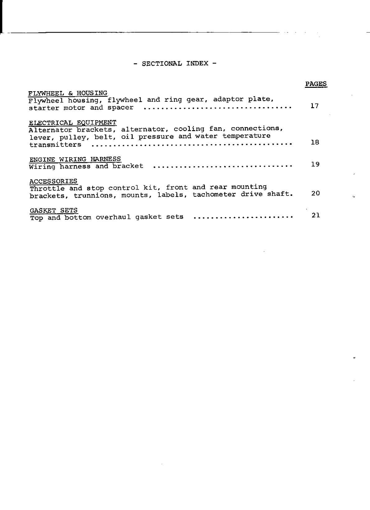 Perkins 4.154 Parts Manual