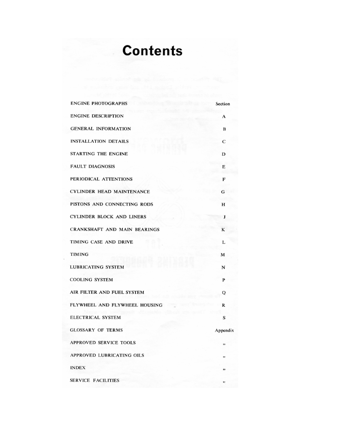 Perkins 4108 Workshop Manual