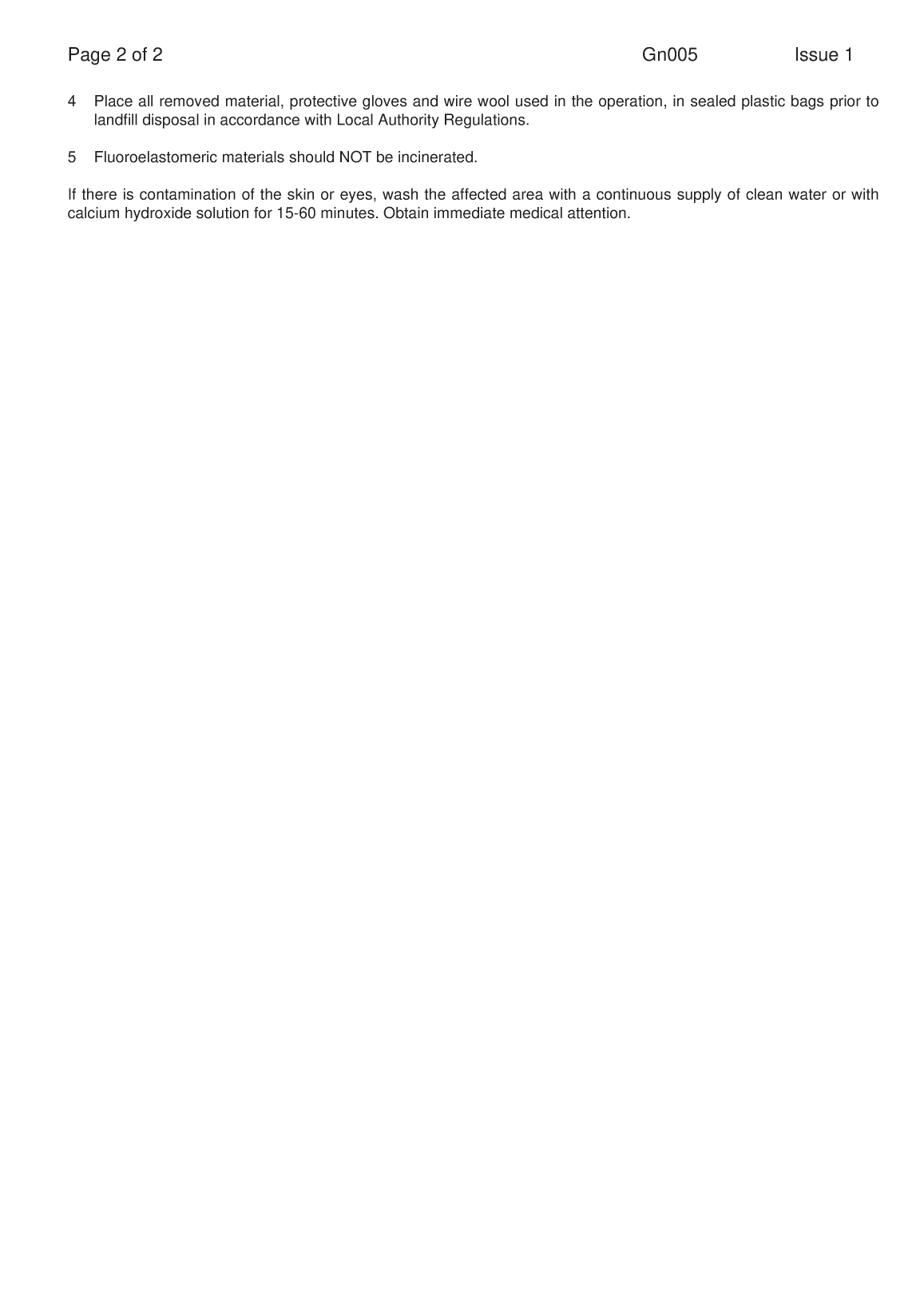 Perkins General Technical Information Bulletin