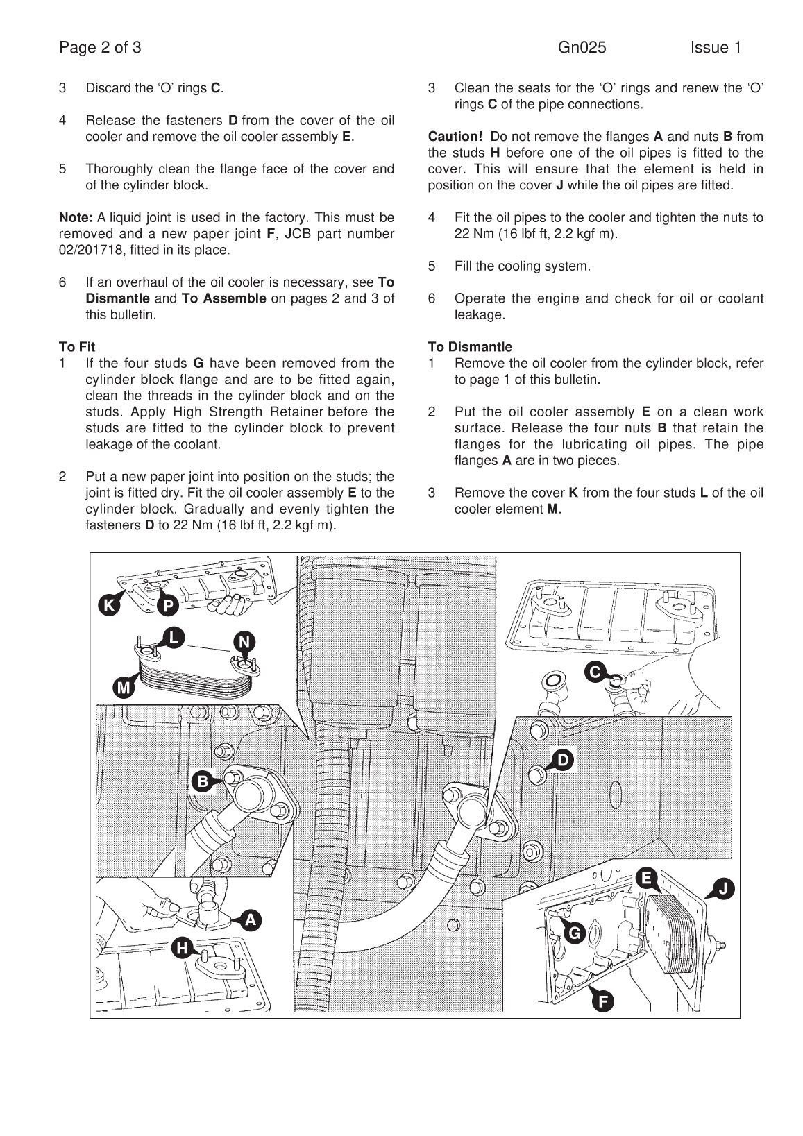 Perkins General Technical Information Bulletin