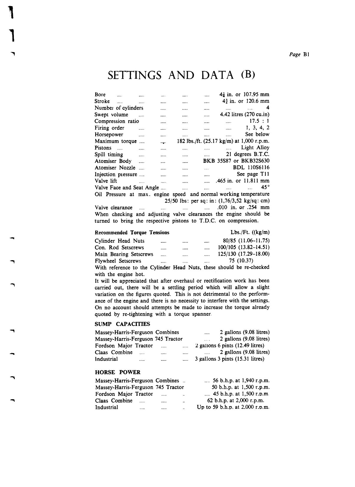 Perkins L4 Workshop Manual
