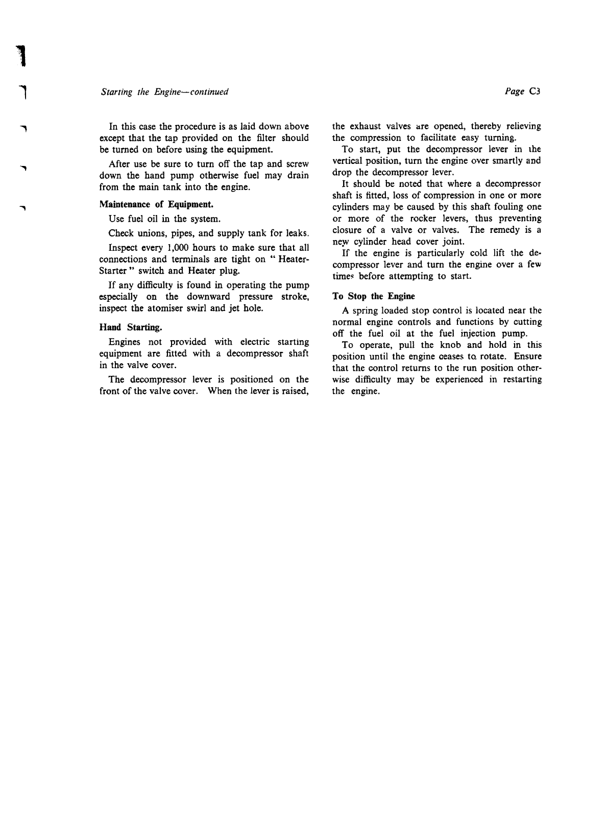 Perkins L4 Workshop Manual