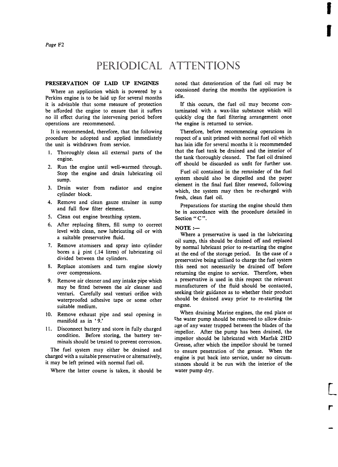 Perkins L4 Workshop Manual