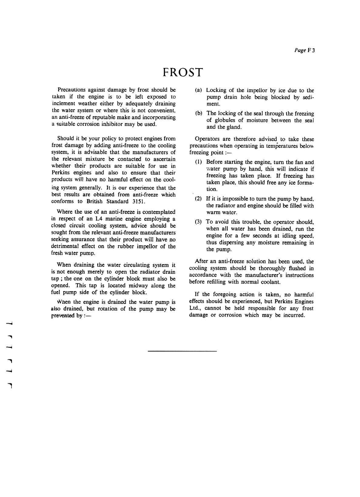 Perkins L4 Workshop Manual