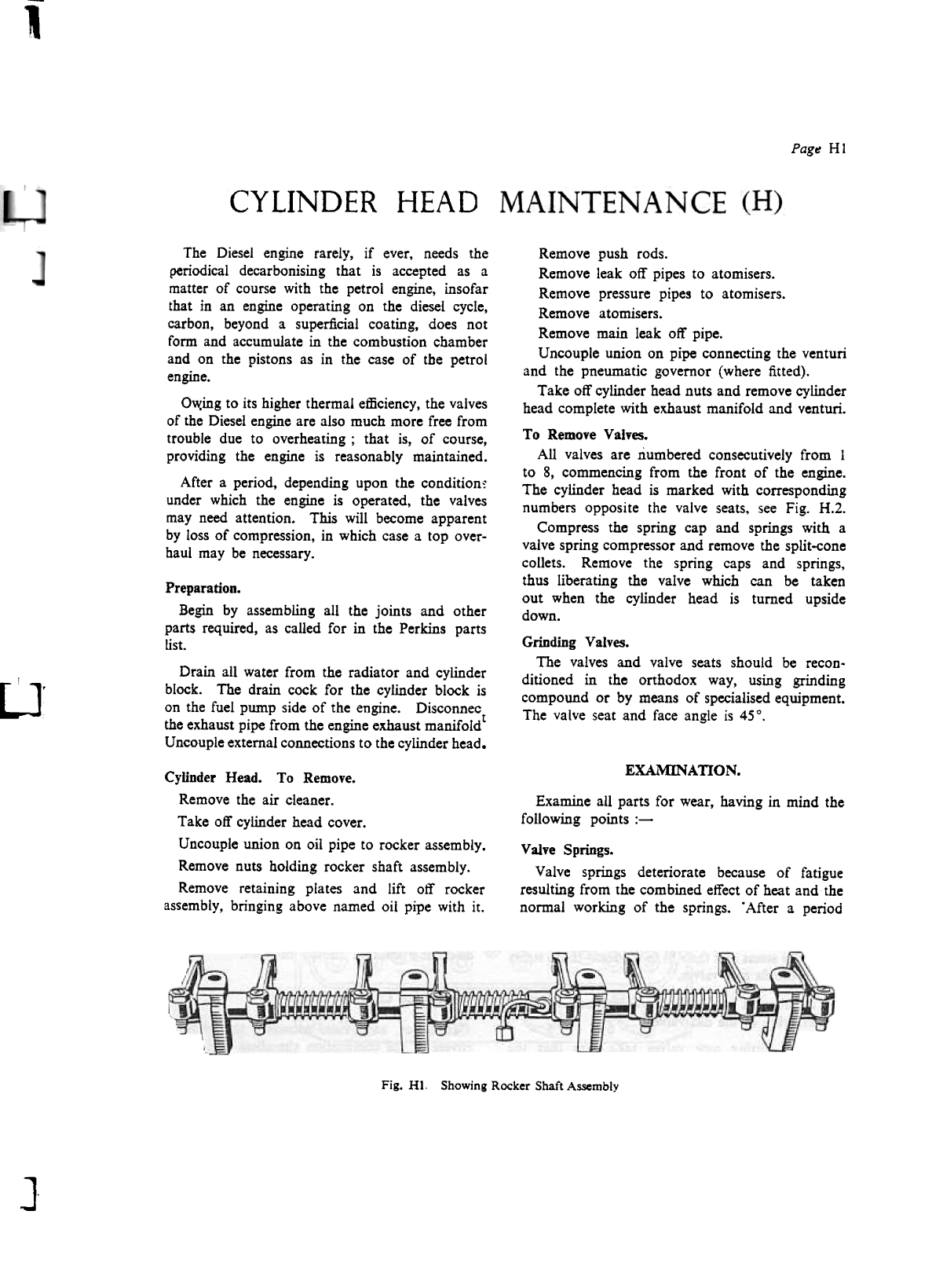 Perkins L4 Workshop Manual