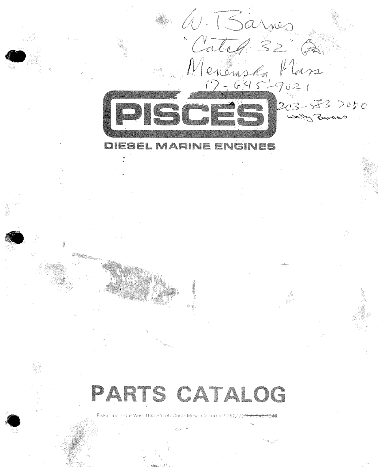 ' Pisces Marine Diesel Parts Catalog'
