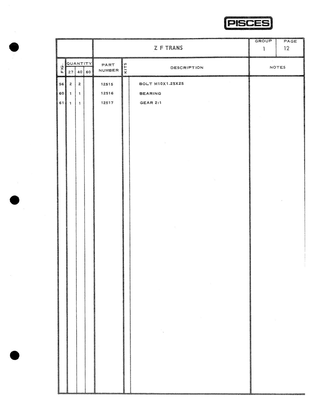 ' Pisces Marine Diesel Parts Catalog'