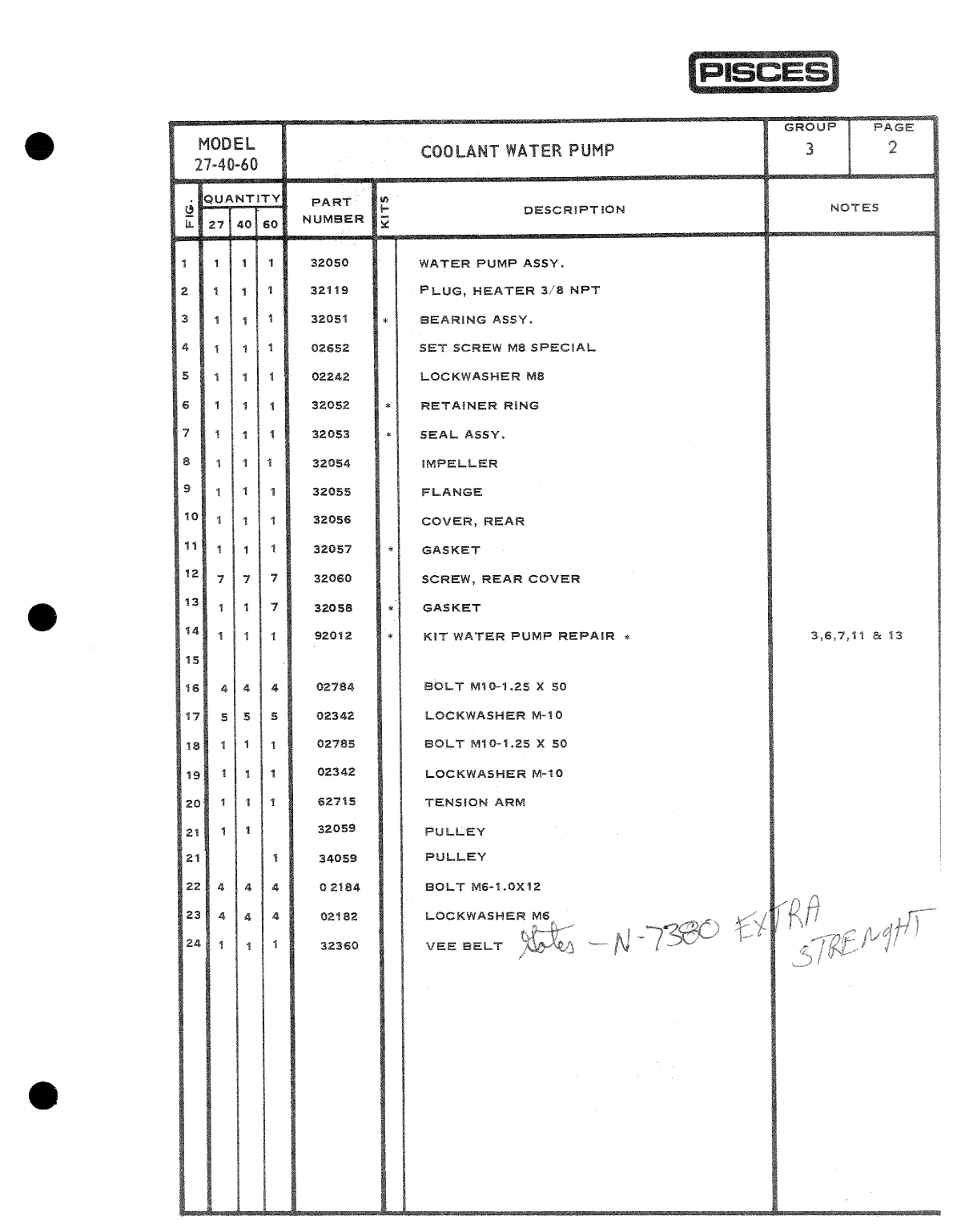 Pisces Marine Diesel Parts Catalog