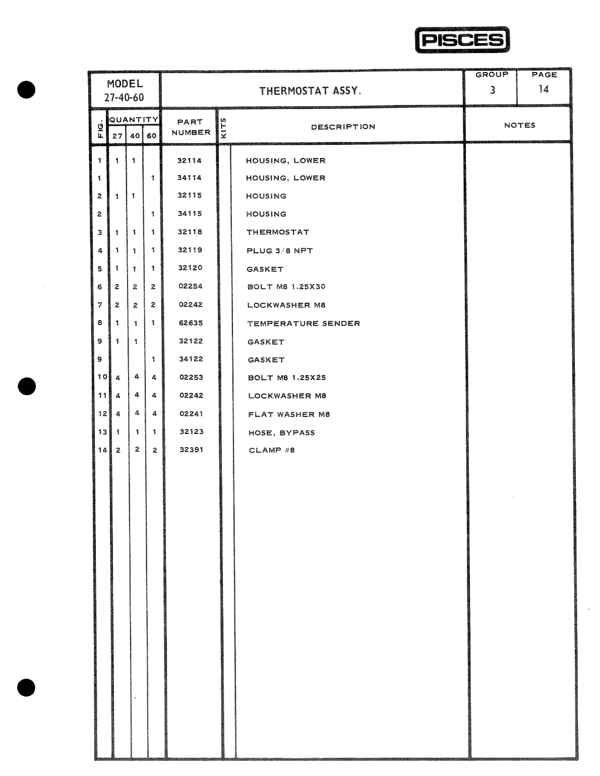Pisces Marine Diesel Parts Catalog