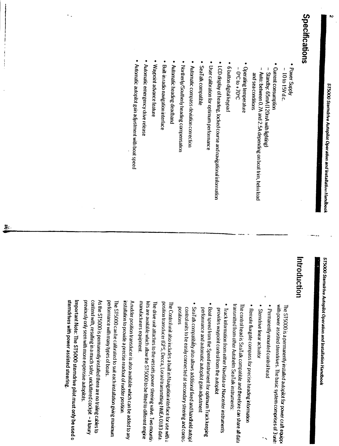 Autohelm Autopilot St5000 Stern Drive