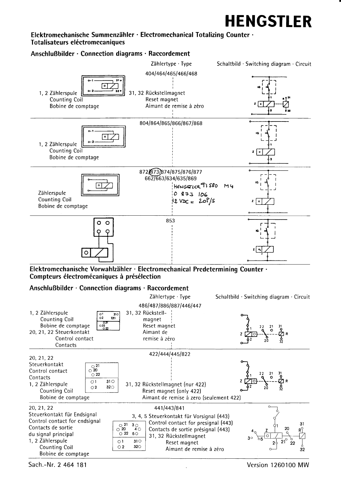 Pochon: Hengstler Hengstler Pulse Counter