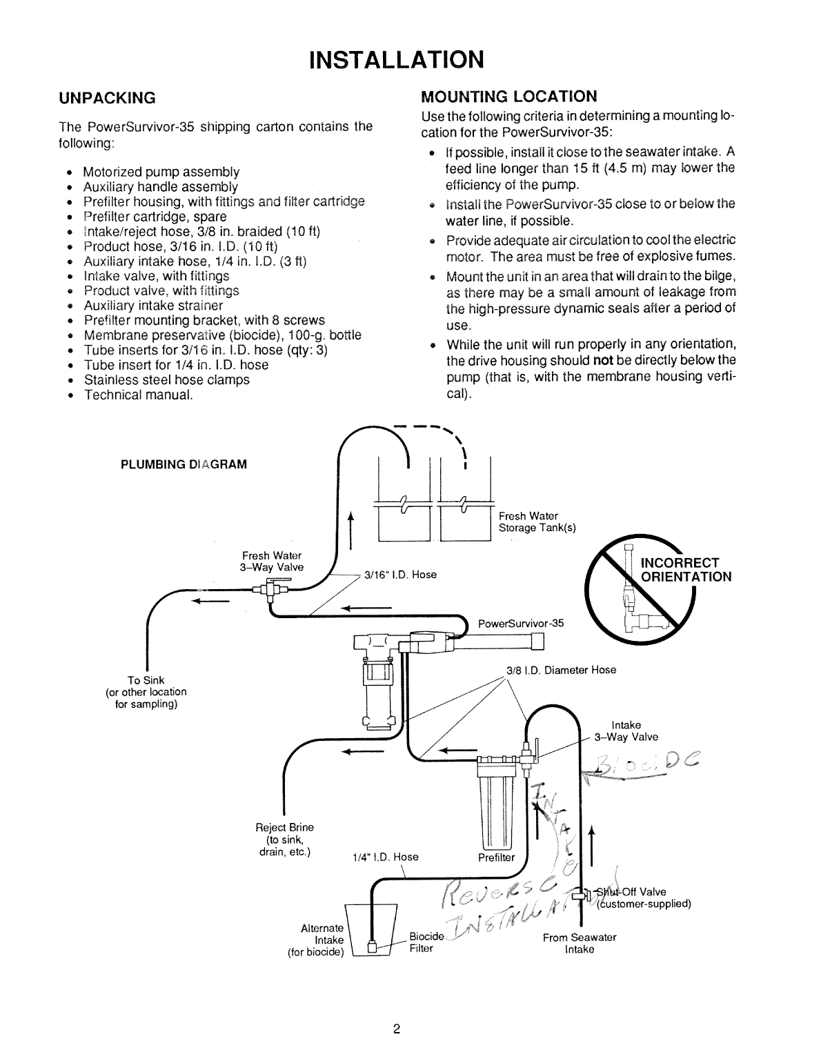 Power Survivor 35 Manual
