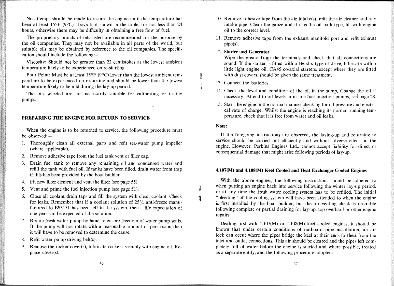 Perkins Marine Engine Handbook