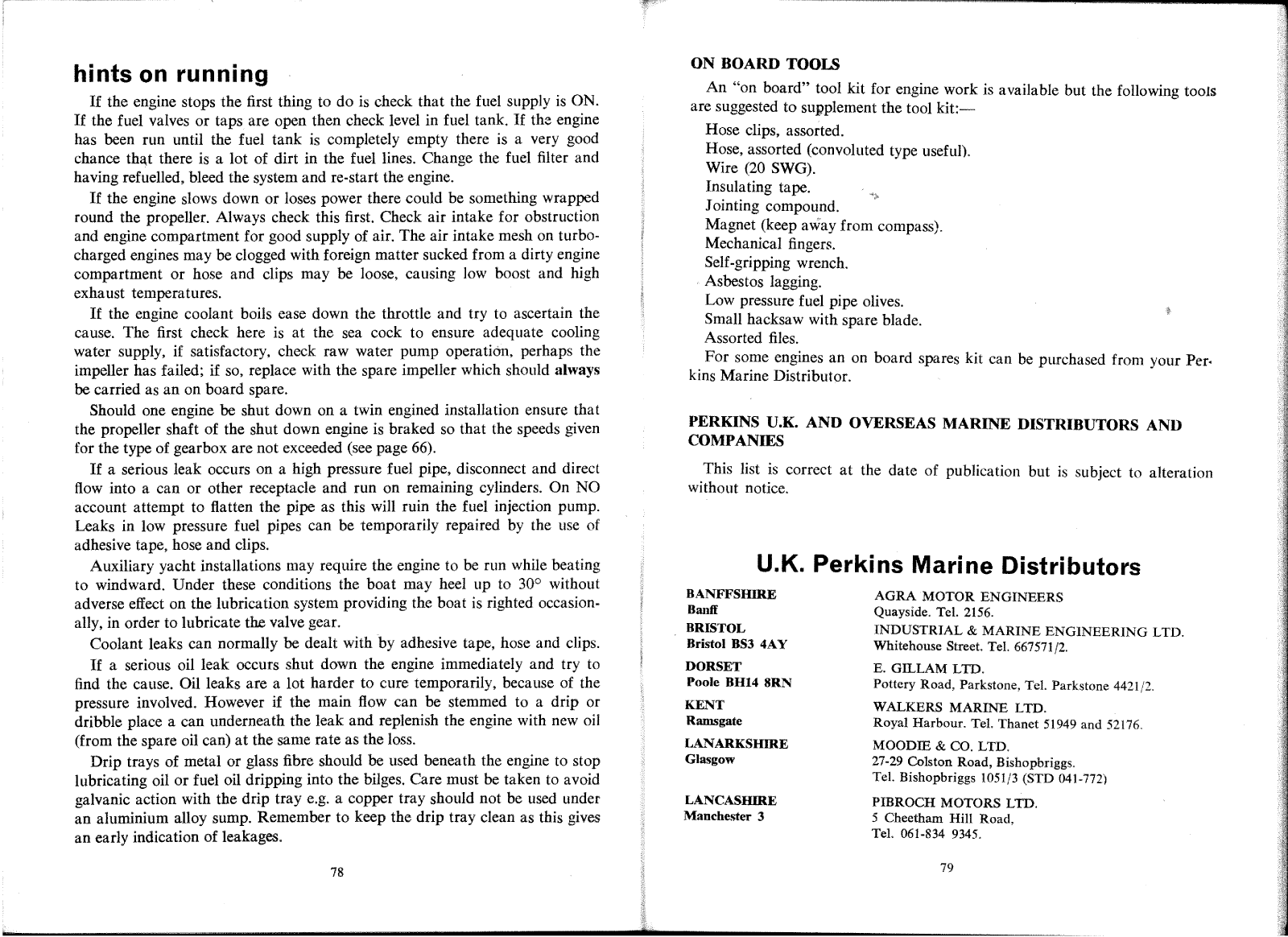 Perkins Marine Engine Handbook