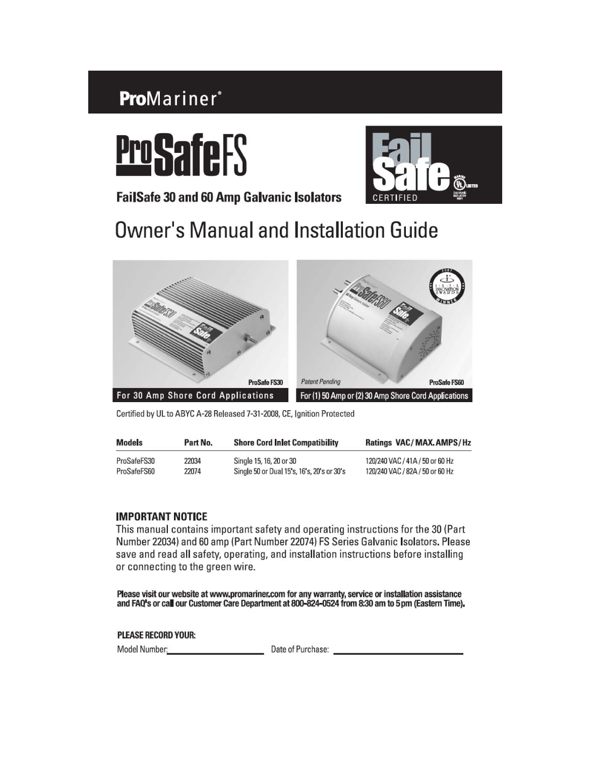 Pro Safe Fs30 Galvanic Isolator