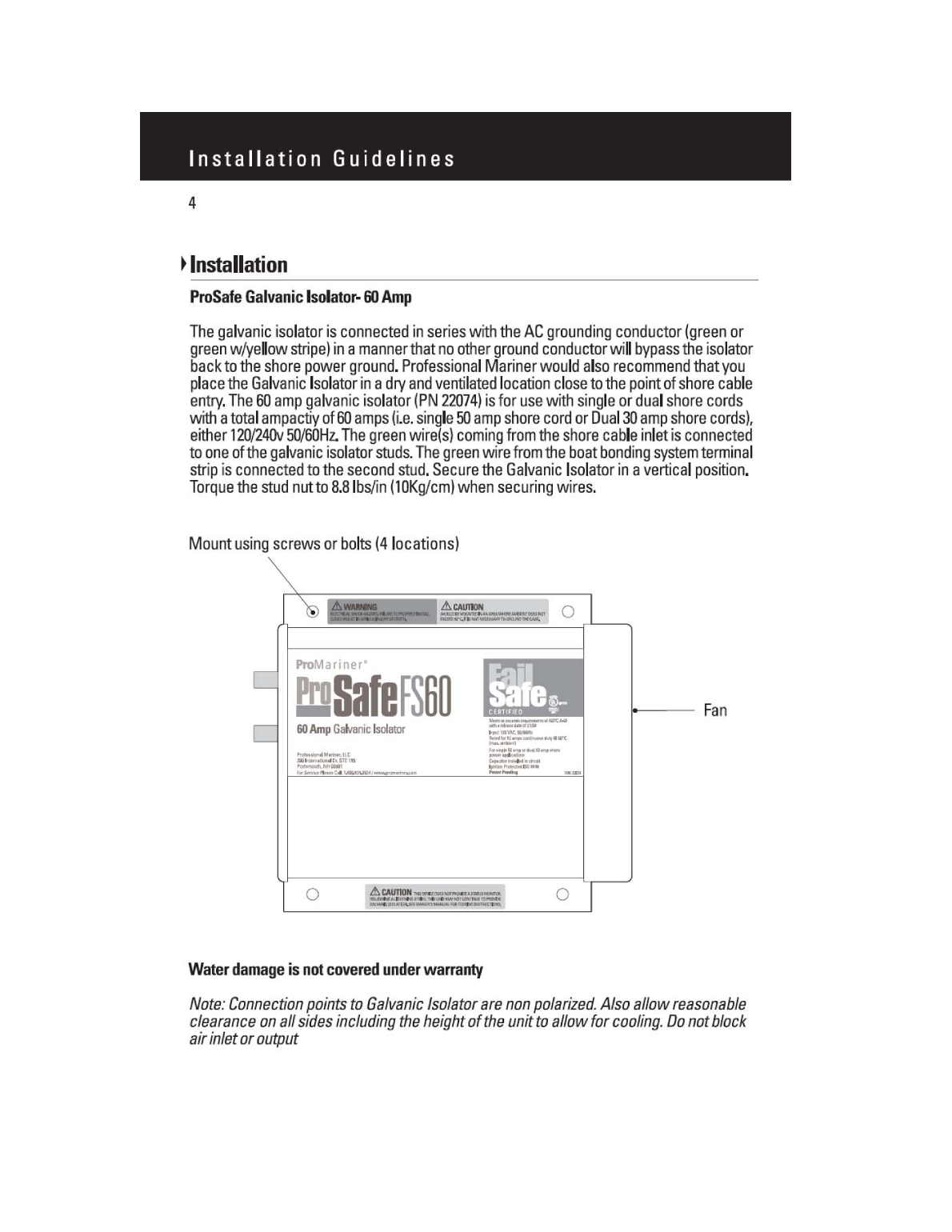 Pro Safe Fs30 Galvanic Isolator