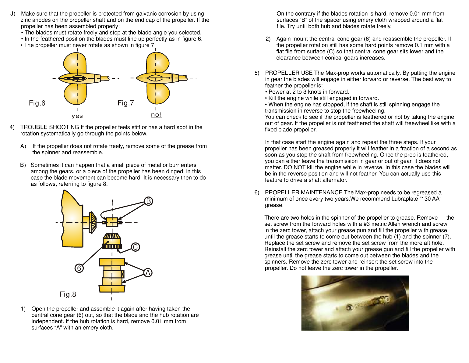 Pyi Max Prop 3 Blade Instructions