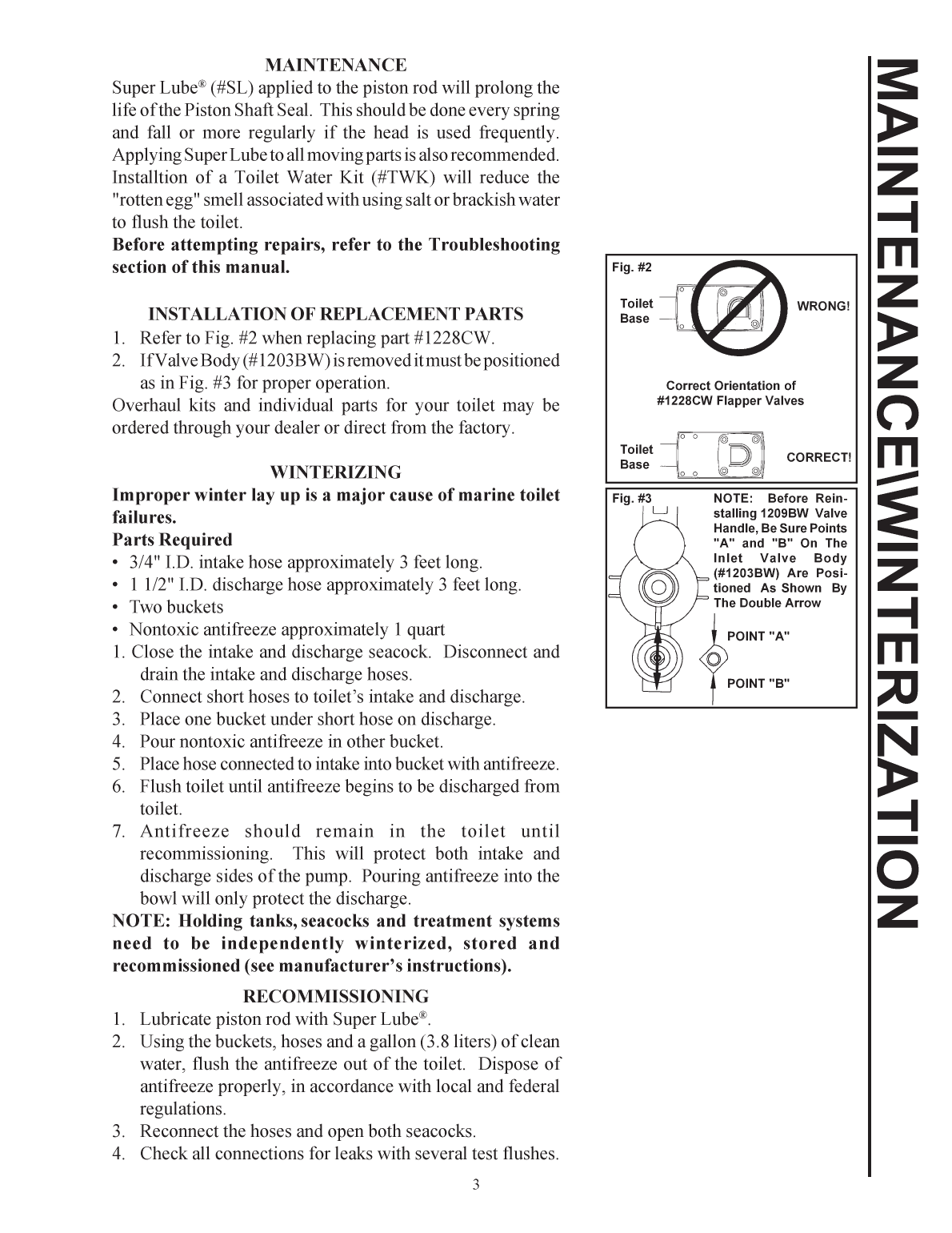 Raritan Head Model Phii Manual